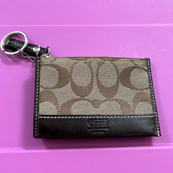 Coach small card wallet signature print - Picture 1 of 3